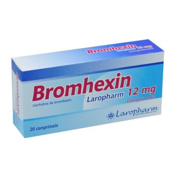 Bromhexin Laropharm 12mg 20 comprimate