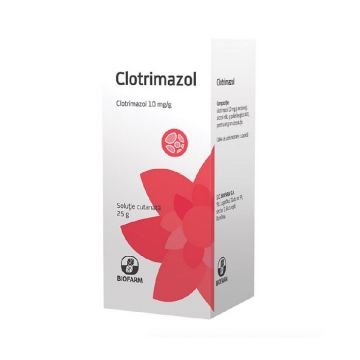 Clotrimazol 1% Soluţie Cutanată 25 g