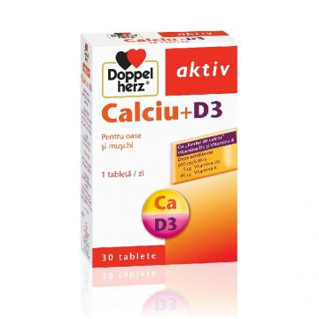 Doppelherz Aktiv Calciu + D3 30 Tablete
