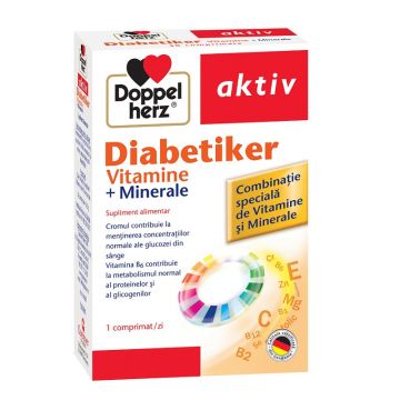 Doppelherz Aktiv Diabetiker Vitamine + Minerale 30 Tablete