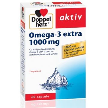 Doppelherz Aktiv Omega 3 Extra 1000mg x 60 capsule