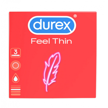 Durex Feel Thin x 3 prezervative
