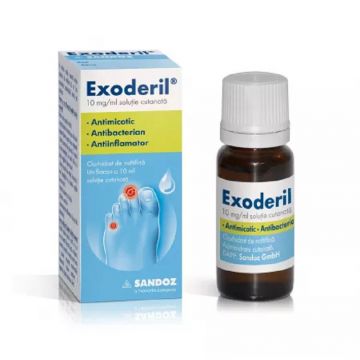 Exoderil solutie externa 10 mg/ml 10 ml