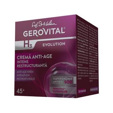 Gerovital H3 Evolution Crema Anti-age Intens Restructuranta 50ml