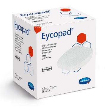 Hartmann Eycopad comprese oculare 5.6 cm/7 cm x 25 buc