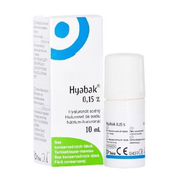 Hyabak 0.15% solutie oftalmica, x 10ml