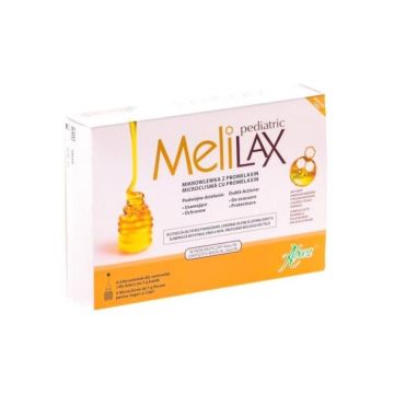 Melilax Pediatric Copii si Sugari 5 g x 6 microclisme Aboca