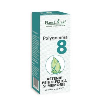 PlantExtrakt Polygemma 8 ( astenie psiho-fizica si memorie ) x 50 ml