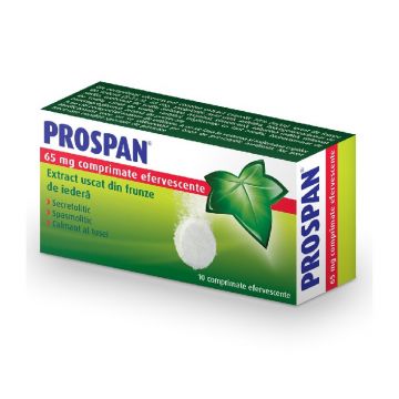 Prospan 10 comprimate efervescente pentru solutie orala