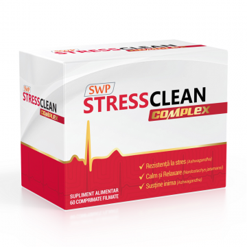 Sun Wave Stressclean Complex 60 comprimate filmate