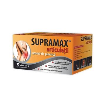 Supramax articulaţii cu aroma de piersica x 30 plicuri