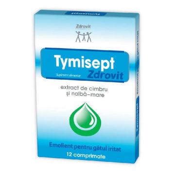 Tymisept x 12 comprimate de supt