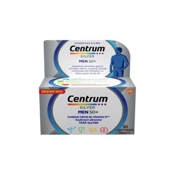 Centrum Silver 50+ pentru barbati x 30 cpr