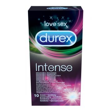 Durex Prezervative Intense Orgasmic x 10 Bucati