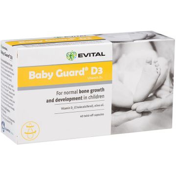 Evital Baby Guard D3, 40 capsule twist-off