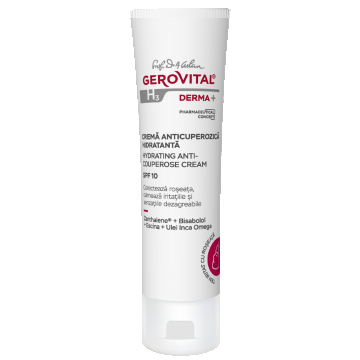Gerovital H3 Derma+ Crema Anticuperozica Hidratanta SPF10 50ml
