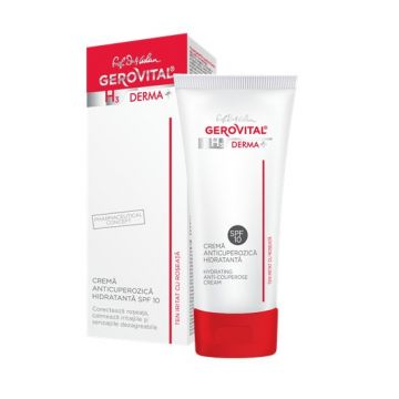 Gerovital H3 Derma+ Crema anticuperozica hidratanta SPF10 x 50ml