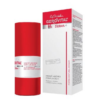 Gerovital H3 Derma+ Crema antirid contur ochi 15 ml