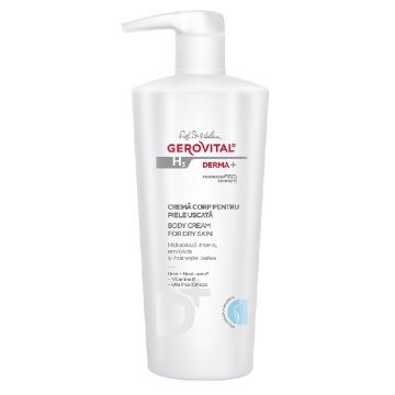 Gerovital H3 Derma+ Crema corp pentru piele uscata 500 ml