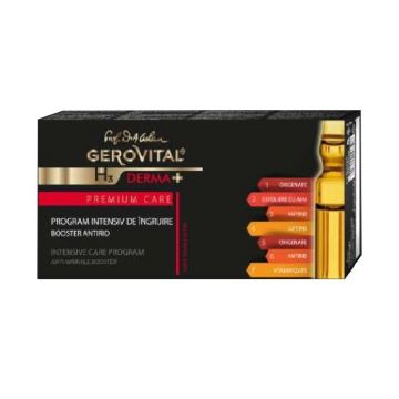 Gerovital H3 Derma+ Premium Care program intensiv de ingrijire booster antirid 7 fiole 2 ml