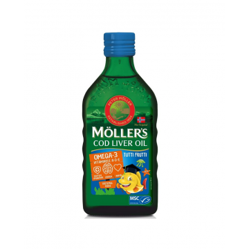 Moller's Cod Liver Oil aroma tutti-frutti 250 ml