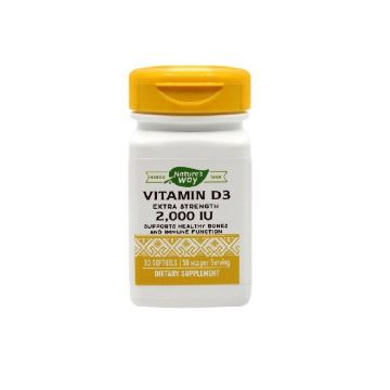 Secom Vitamina D3 2,000 IU 30 capsule