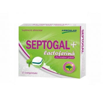 Septogal + Lactoferina x 27 cpr pentru supt