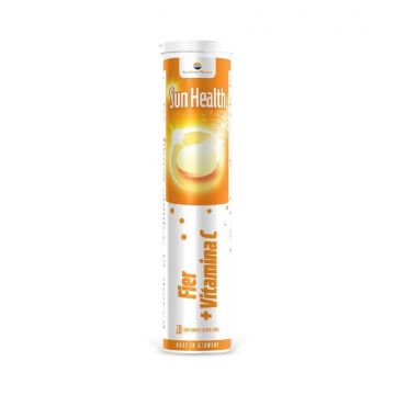 Sun Health Fier + vitamina C x 20 cpr.eff