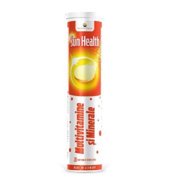 Sun Wave Sun Health Multivitamine si minerale 20 comprimate efervescente