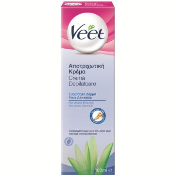 VEET Crema depilatoare piele sensibila cu Aloe Vera x 100ml