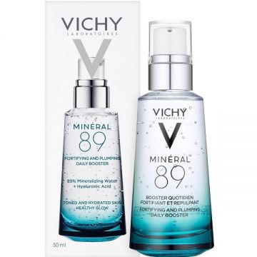 Vichy MINERAL 89 Gel-Booster Zilnic cu Efect de Fortifiere și Reumplere 50 ml