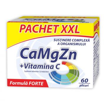 Zdrovit CaMgZn +Vitamina C x 60 Plicuri