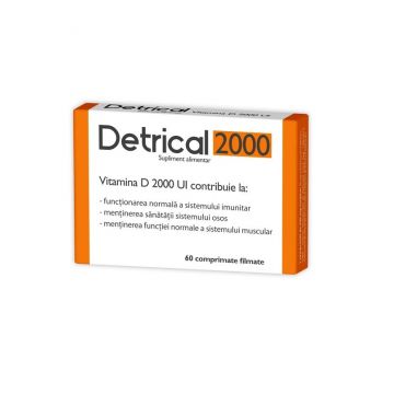 Zdrovit Detrical D3 2000UI x 60 Comprimate