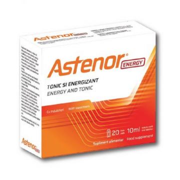 Astenor Energy cu indulcitori 20 fiole x 10 ml