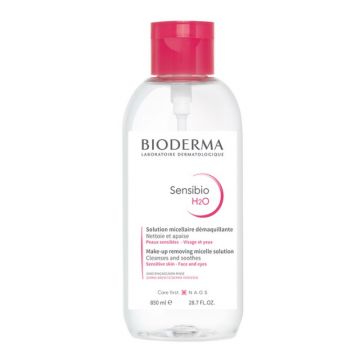 Bioderma Sensibio H2O solutie micelara cu Pompa 850 ml