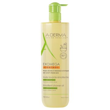 Ducray A-Derma Exomega Control Gel spumant emolient 2 in 1, 500ml