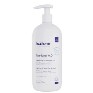 Ivatherm IVAHIDRA+ A.D Gel de spalare piele sensibila foarte uscata reactiva 500ml