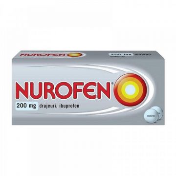 Nurofen 200 mg drajeuri ibuprofen 12 drajeuri