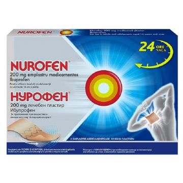 Nurofen Emplastre Medicamentoase 200 mg 2 bucati