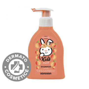 Sampon pentru par cu aroma de piersica, 200ml, Sanosan