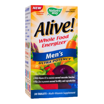 Supliment alimentar Alive! Men’s Ultra Nature's Way, 30 tablete, Secom