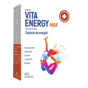 Vita Energy Max, 30 capsule, MBA Pharma