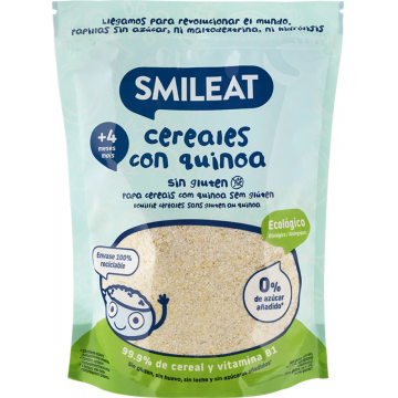 Cereale cu quinoa fara gluten +4 luni Bio, 200g, Smileat