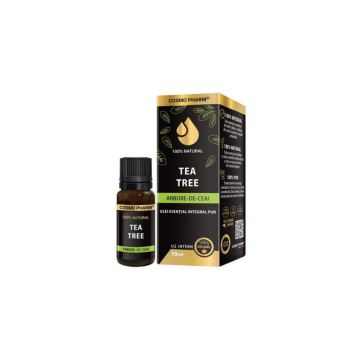 CosmoPharm TEA TREE Ulei Esential de Arbore de Ceai 100% Pur, 10ml