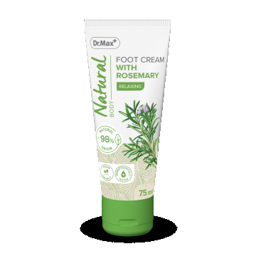Dr. Max Natural Crema pentru picioare cu rozmarin, 75ml