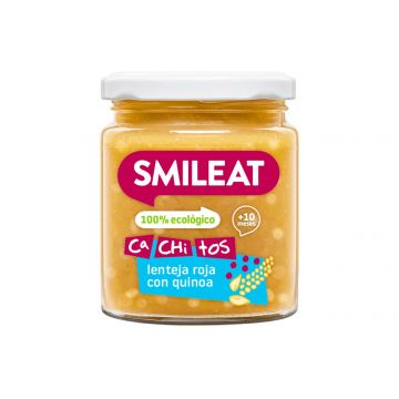 Mancare bio din linte si quinoa +10 luni, 230g, Smileat