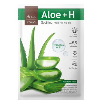 Masca cu aloe vera si acid hialuronic 7Days Plus, 23ml, Ariul