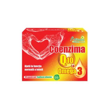Naturalis Naturalis Coenzima Q10 + Omega 3, 30 capsule