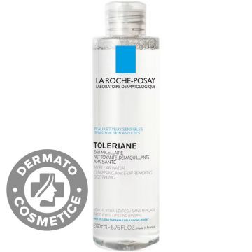 Apa micelara pentru demachiere piele sensibila Toleriane, 200ml, La Roche-Posay