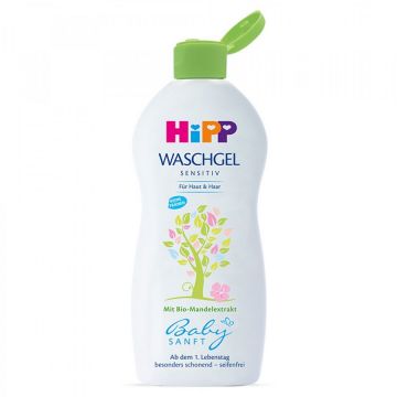 Gel de dus BabySanft pentru par si corp, 400 ml, HiPP